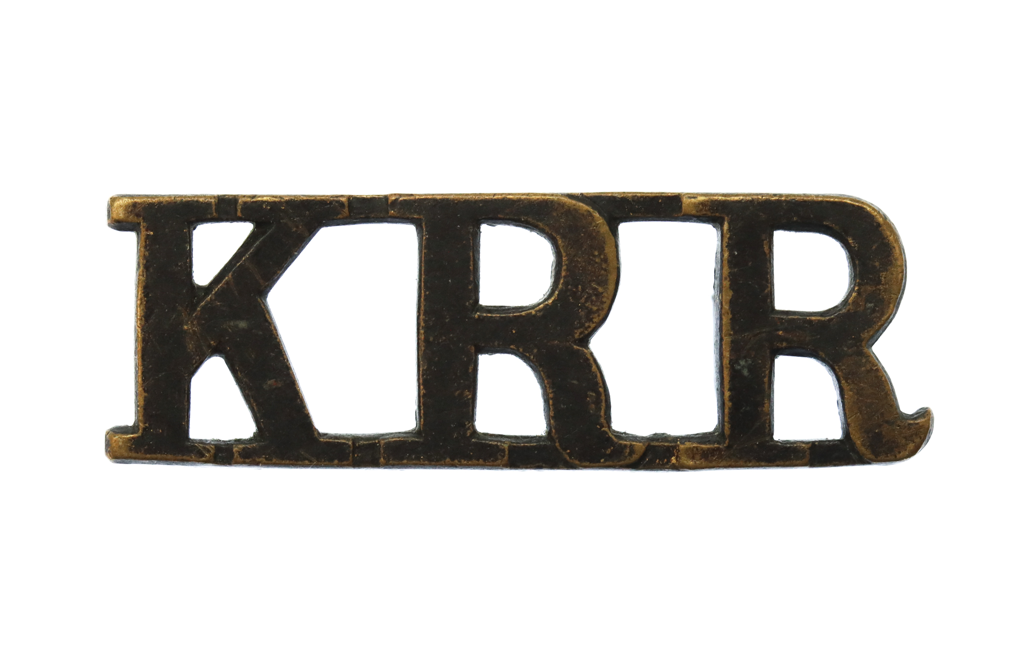 King's Royal Rifle Corps (K.R.R.) Shoulder Title