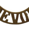 Devonshire Regiment (DEVON) Shoulder Title