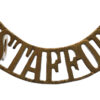 South Staffordshire Regiment (S.STAFFORD) Shoulder Title