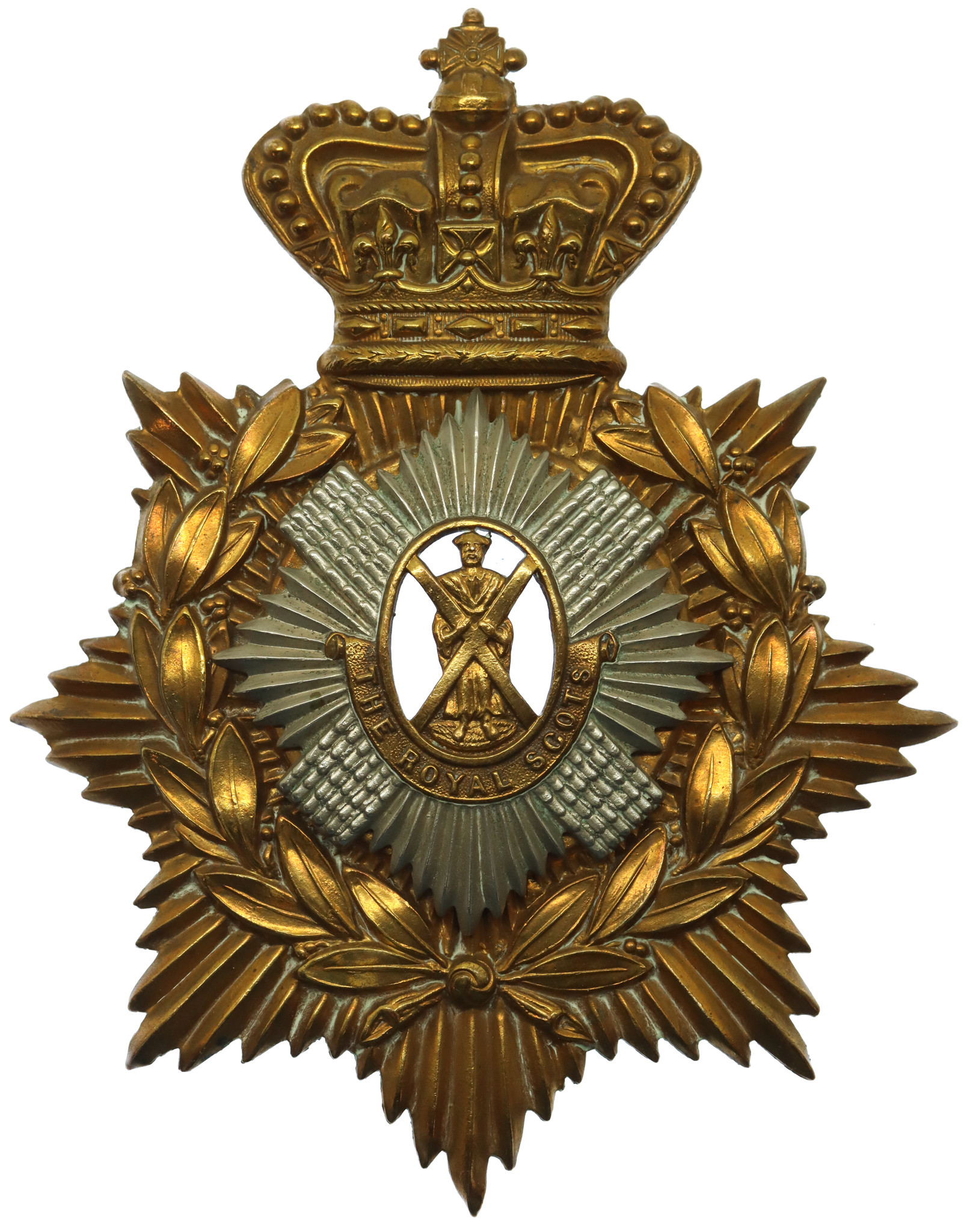 Victorian Royal Scots Helmet Plate