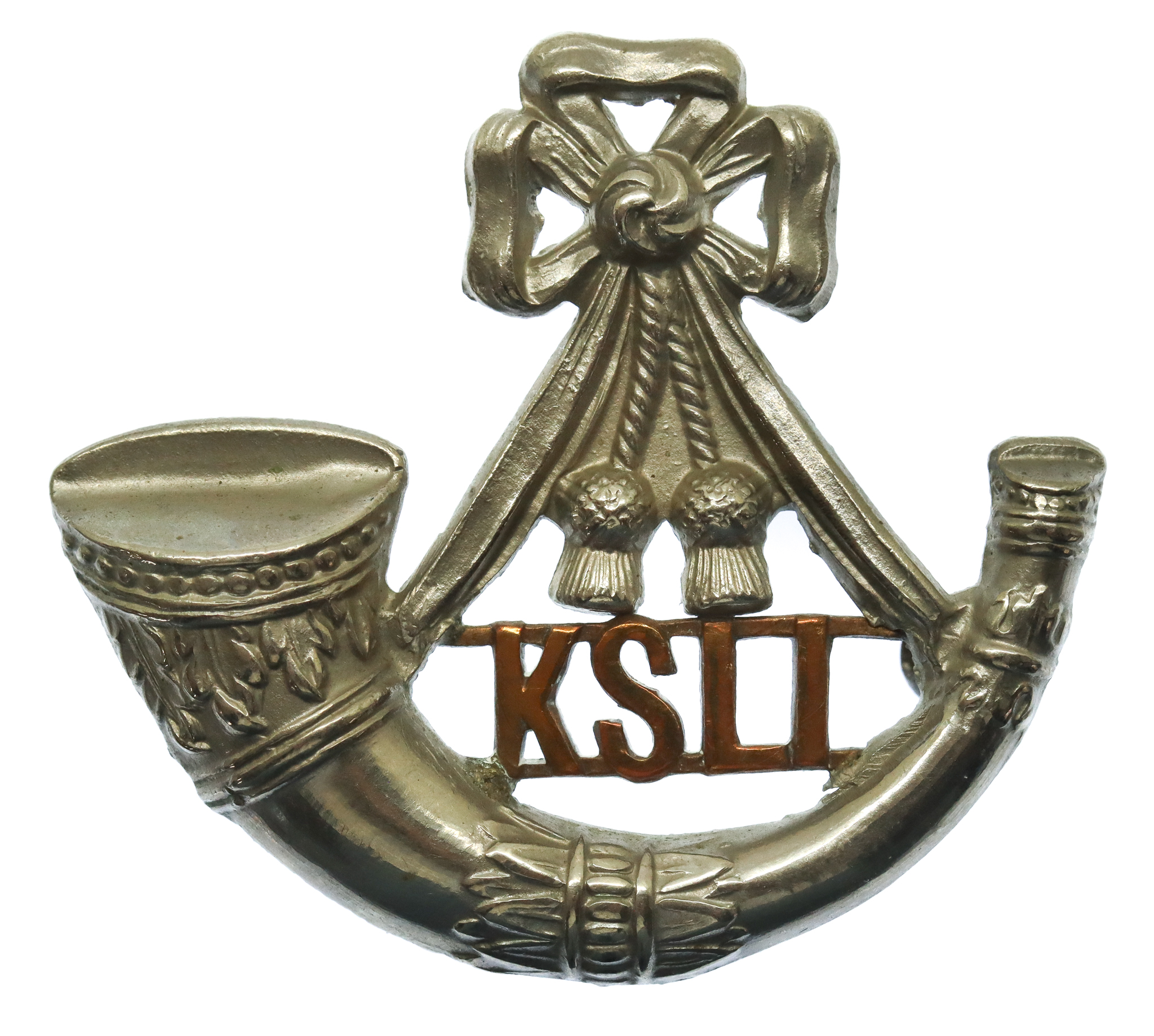 Victorian/Edwardian King's Shropshire light Infantry (K.S.L.I.) Cap Badge
