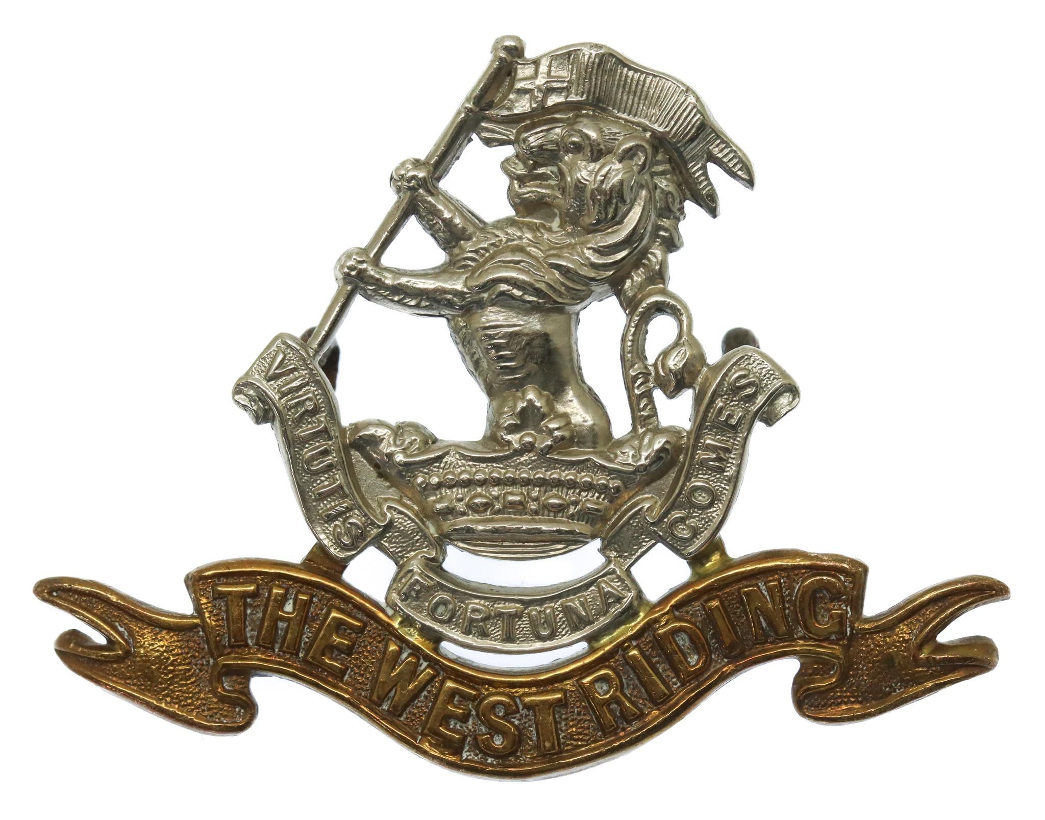 Victorian/Edwardian West Riding Regiment (Duke of Wellington's) Cap Badge