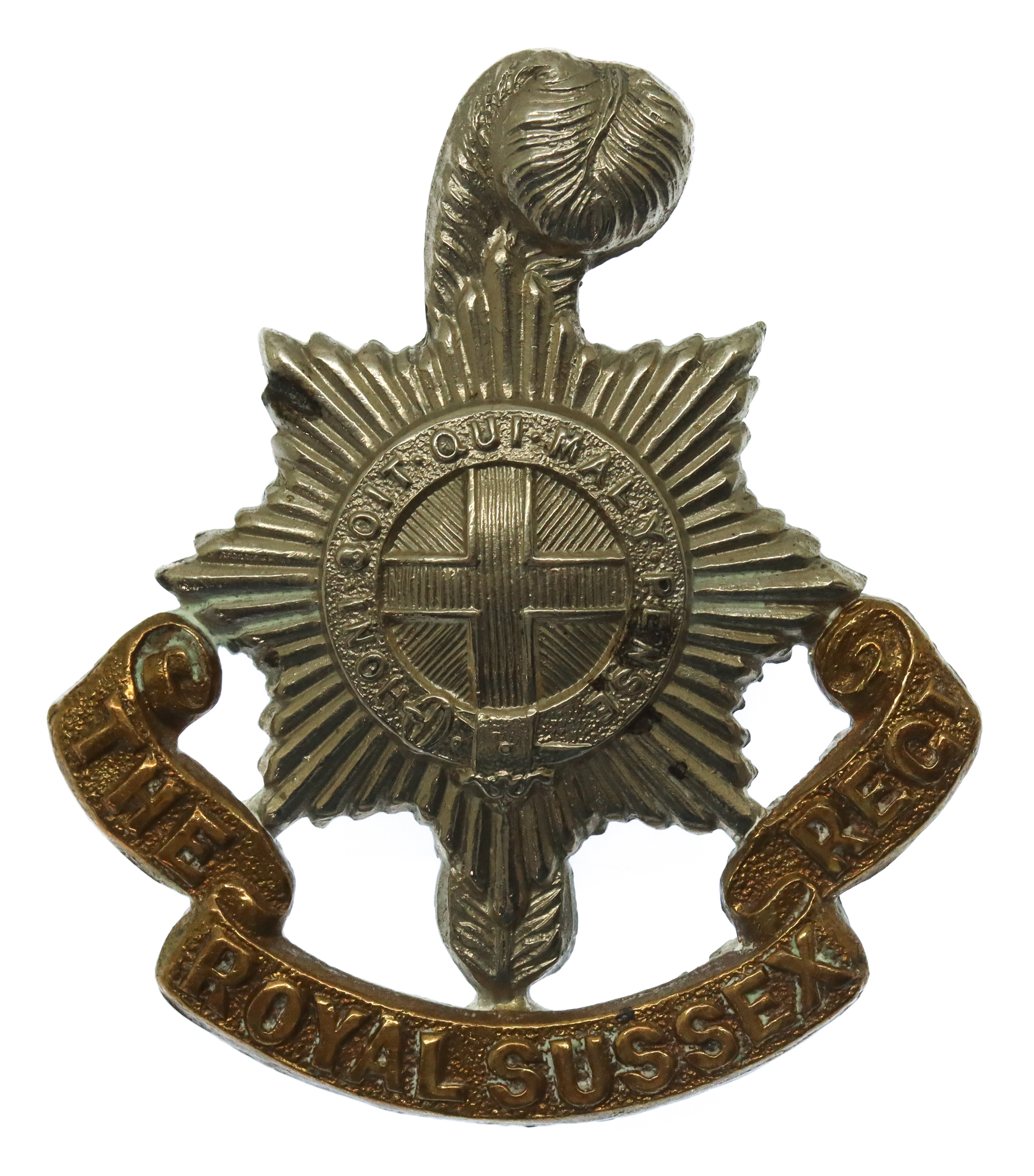 Victorian/Edwardian Royal Sussex Regiment Cap Badge