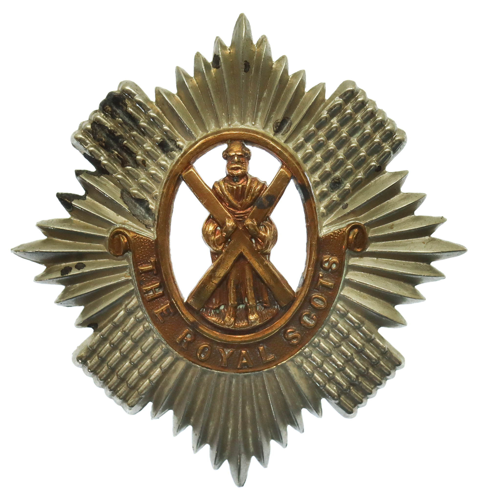 Royal Scots Helmet Plate Centre