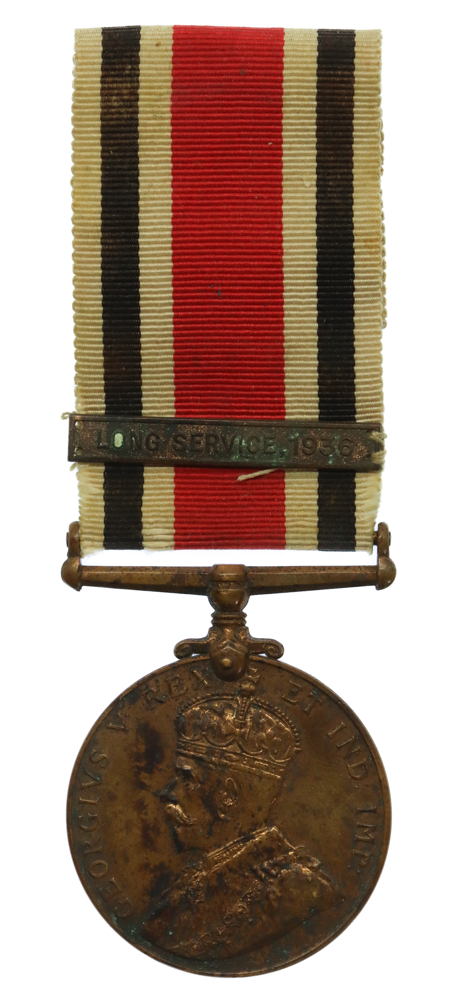 George V Special Constabulary Long Service Medal (Bar - Long Service 1936) - John C. Goodliffe
