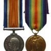 WW1 British War & Victory Medal Pair - Pte. J. Scott, Bedfordshire Regiment