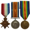 WW1 1914-15 Star Medal Trio - Pte. A. Knight, Cameron Highlanders