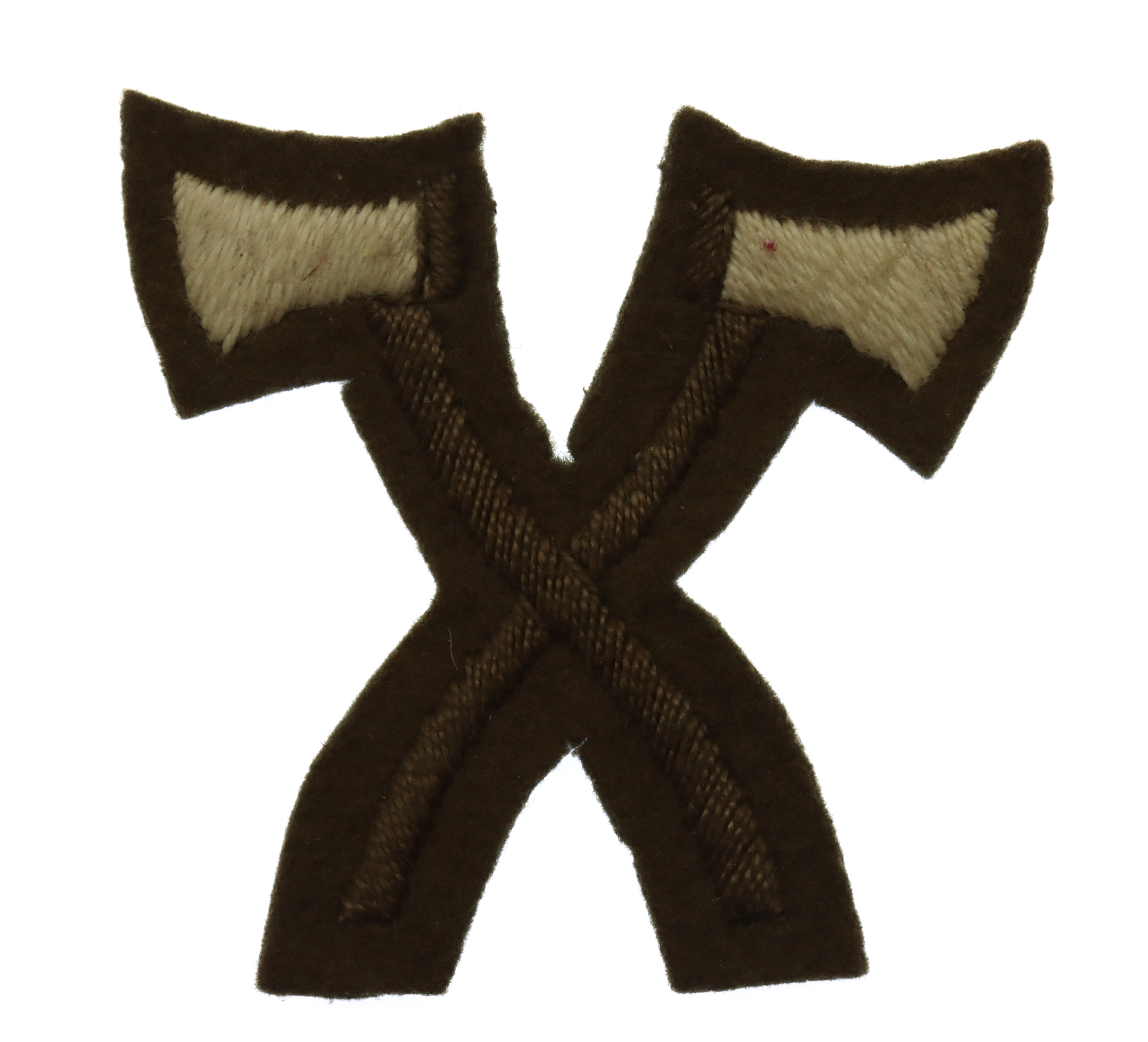 British Army Pioneer (Crossed Axes) Cloth Trade Badge