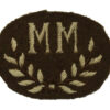British Army Medium Mortarman (MM) Cloth Proficiency Arm Badge