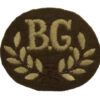 British Army Bren Gunner (B.G.) Cloth Proficiency Arm Badge