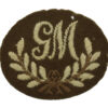 British Army Gun Mechanic (GM) Royal Tank Regiment Cloth Proficiency Arm Badge 