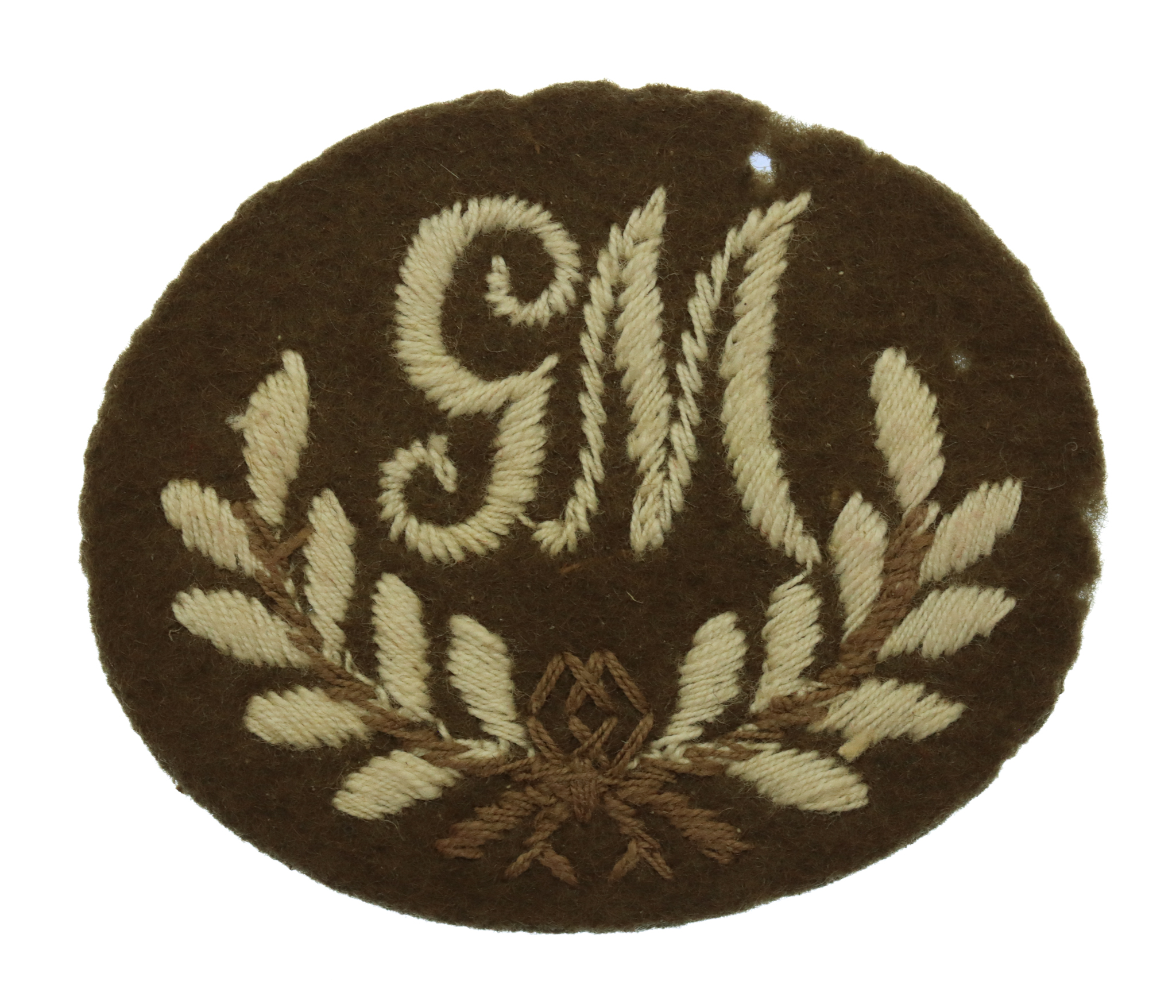British Army Gun Mechanic (GM) Royal Tank Regiment Cloth Proficiency Arm Badge 