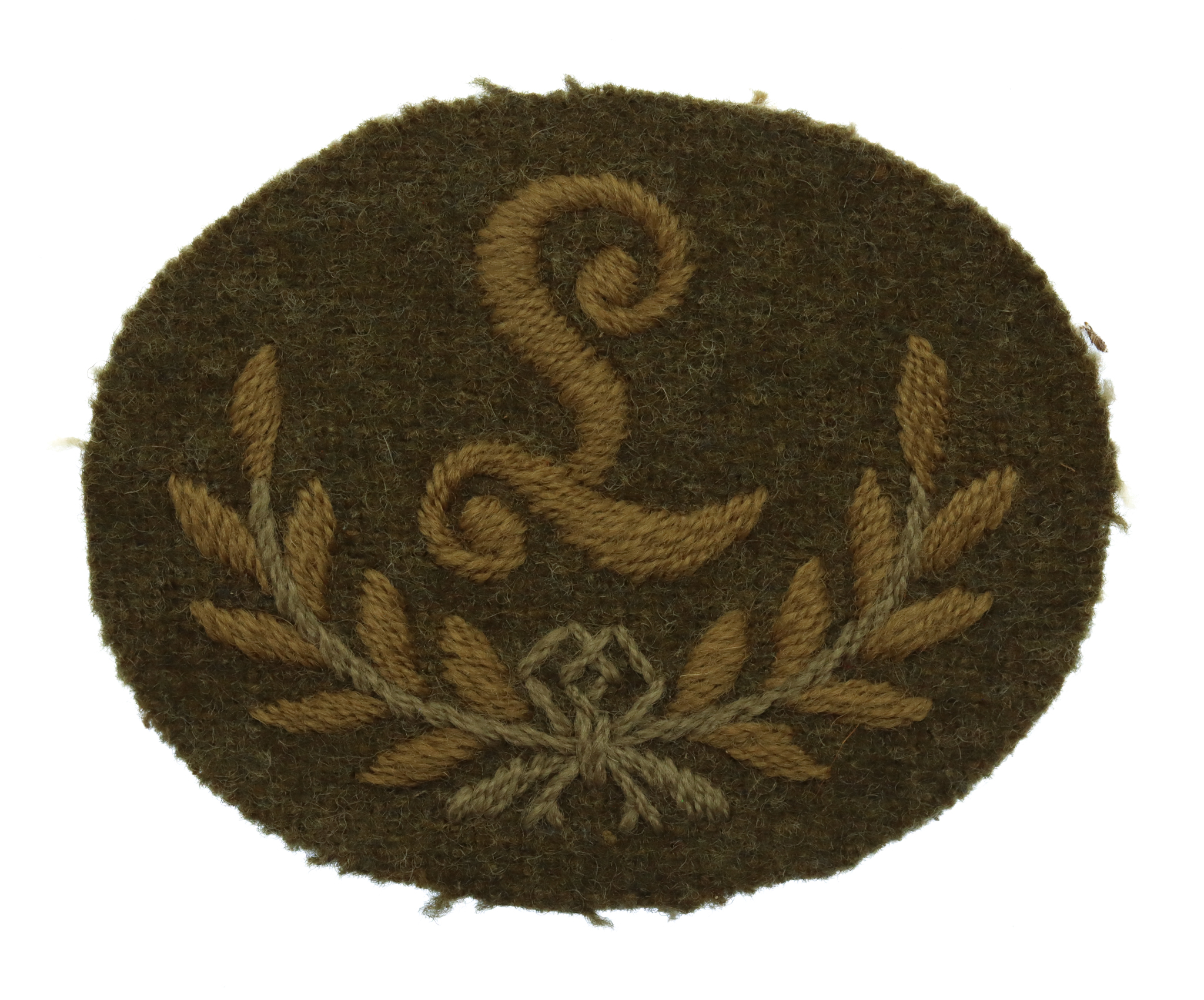 British Army Gun Layer (L) Cloth Proficiency Arm Badge 