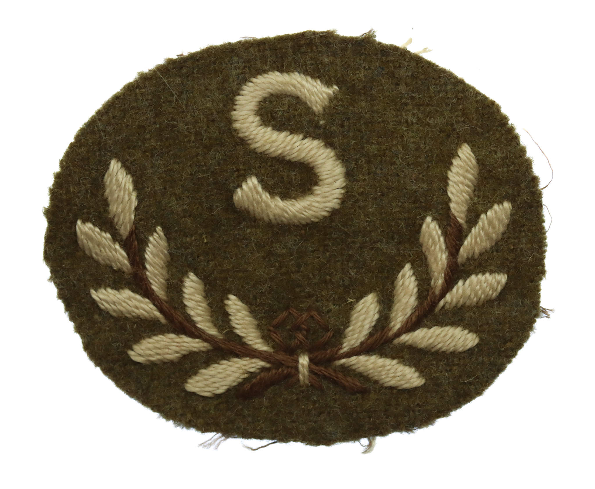British Army Surveyor (S) Cloth Proficiency Arm Badge