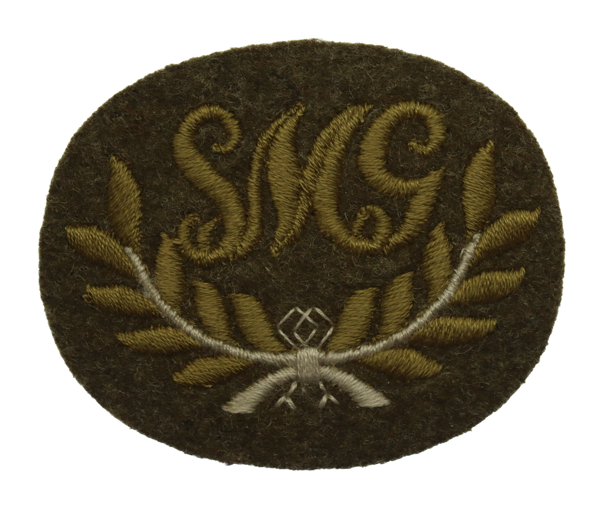 British Army Sten Machine Gun Marksman (SMG) Cloth Proficiency Arm Badge