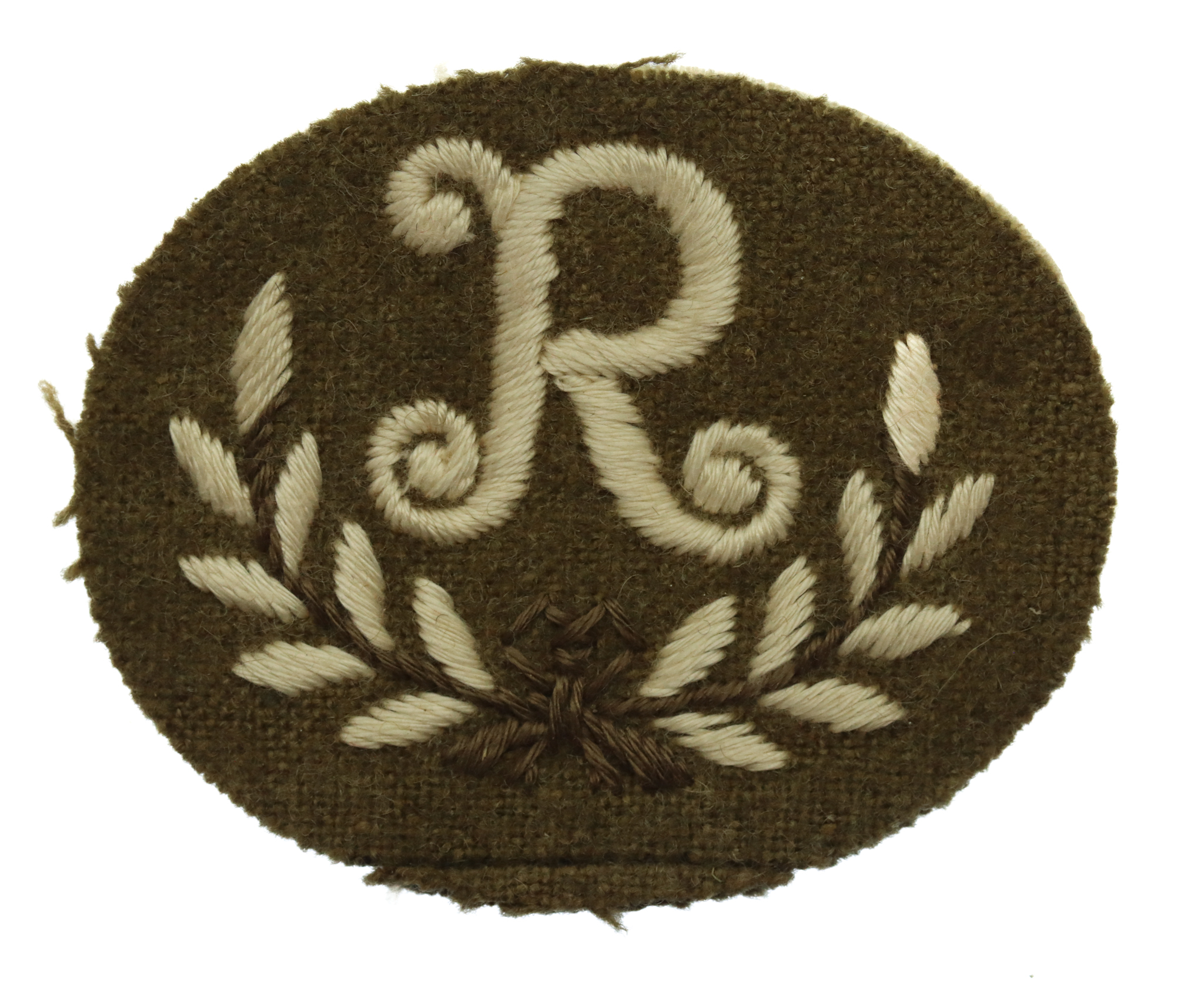British Army Range Taker (R) Cloth Proficiency Arm Badge