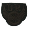 British Army Despatch Rider (D.R.) Winged Wheel Cloth Proficiency Arm Badge (Rifle Regiments)