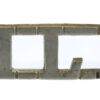 Highland Light Infantry (H.L.I.) White Metal Shoulder Title