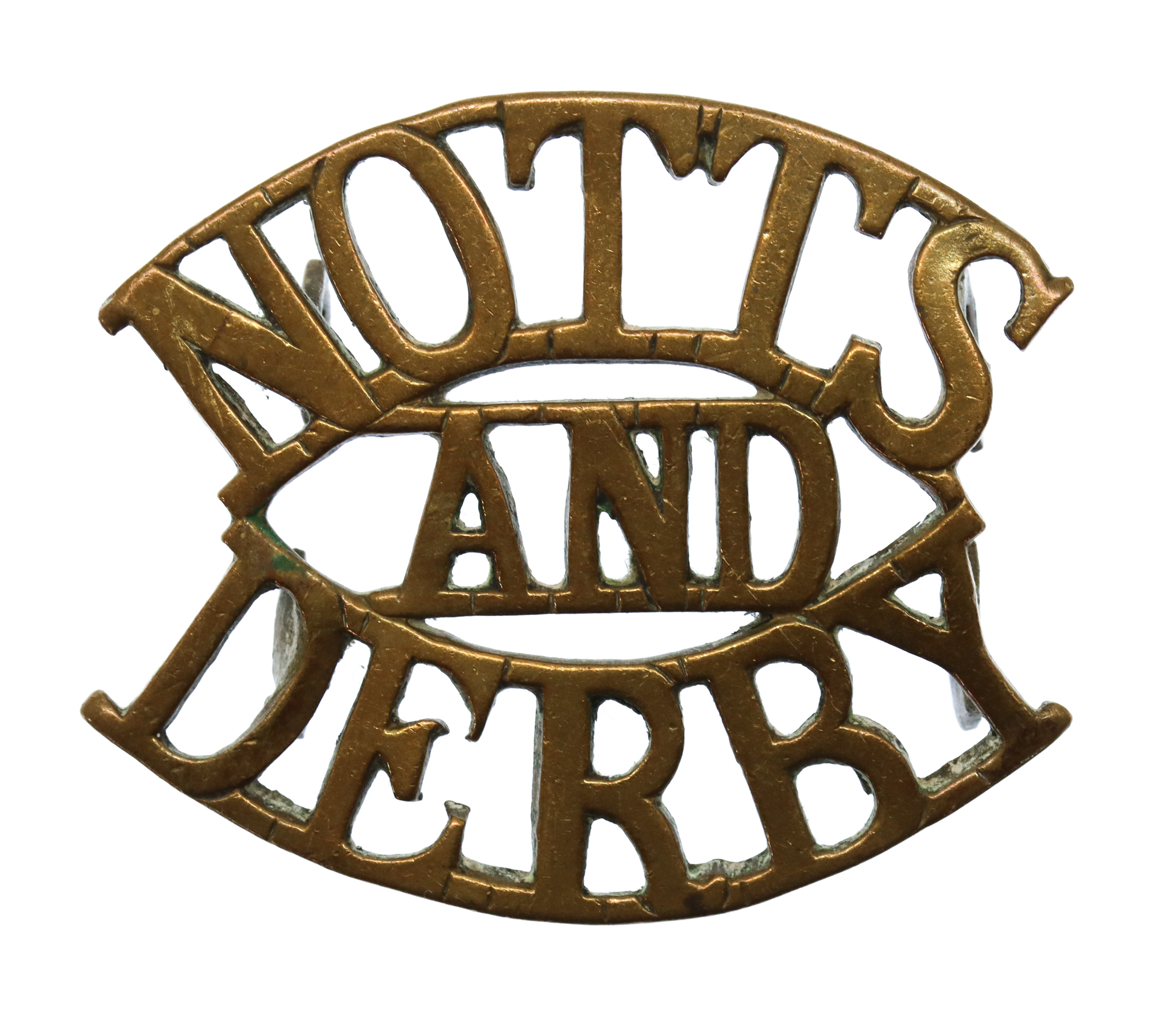 Notts & Derby Regiment Sherwood Foresters (NOTTS/AND/DERBY) Shoulder Title