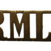 Royal Marine Light Infantry (R.M.L.I.) Shoulder Title