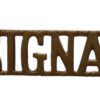 Royal Corps of Signals (R.SIGNALS) Shoulder Title