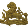Rhodesia British South Africa Police Gilt Cap Badge/Helmet Plate (c.1949-1971)