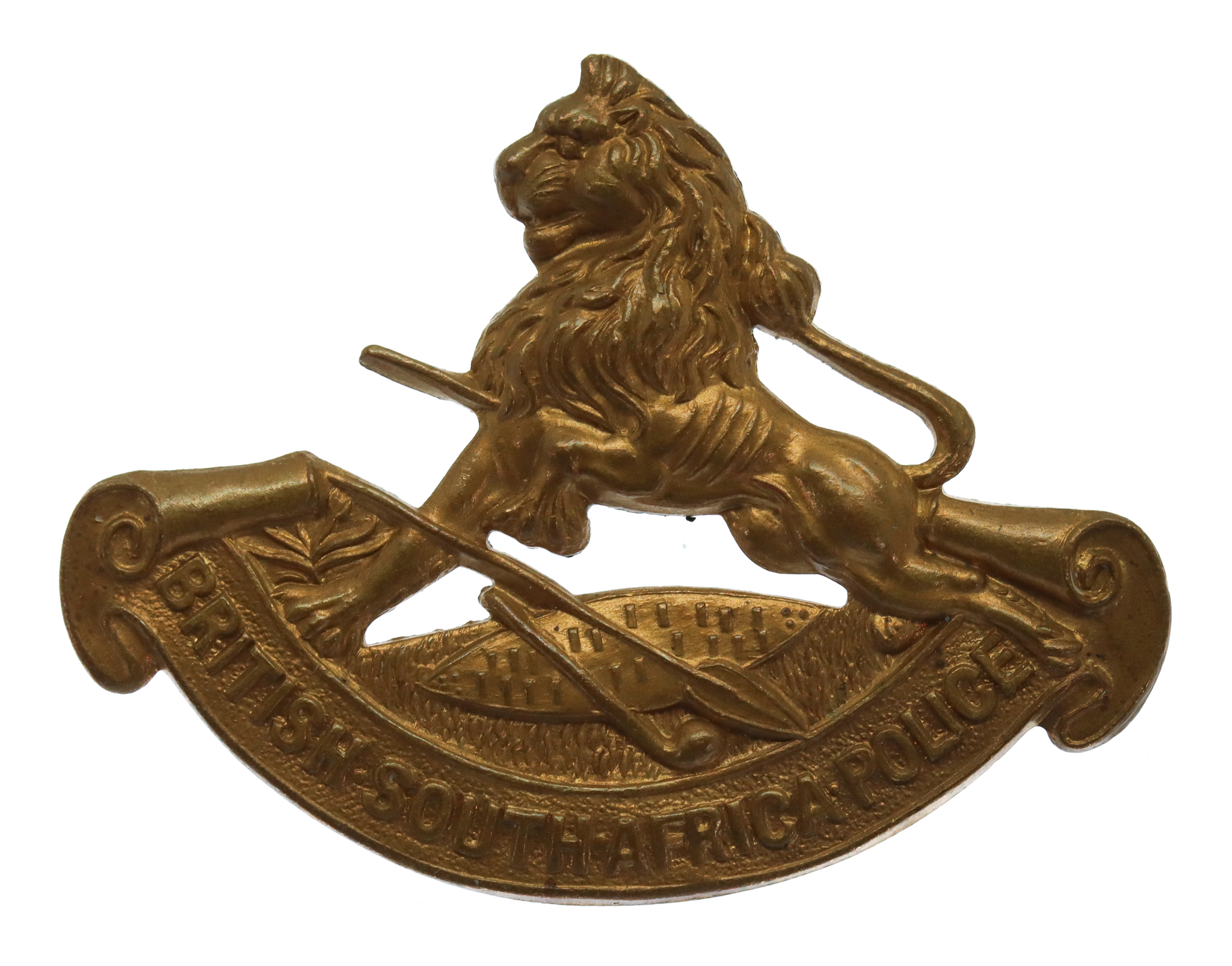 Rhodesia British South African Police Cap Badge (c.1937-49)