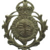 British Colonial Police Helmet Plate - King's Crown