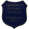 Metropolitan Police Community Support Officer Enamelled Cap Badge