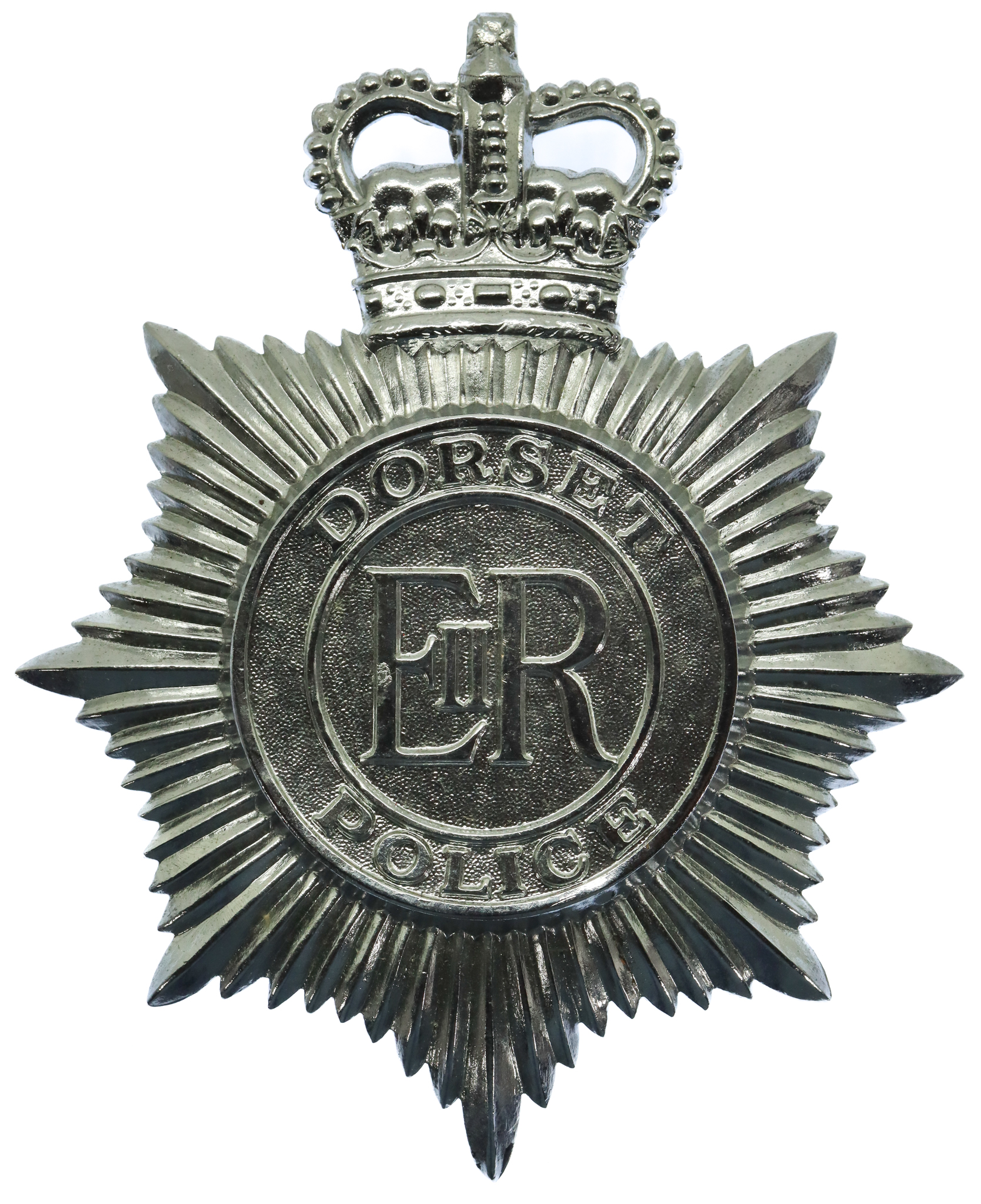 Dorset Police Helmet Plate - Queen's Crown