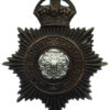 North Riding Constabulary Black Helmet Plate - King's Crown