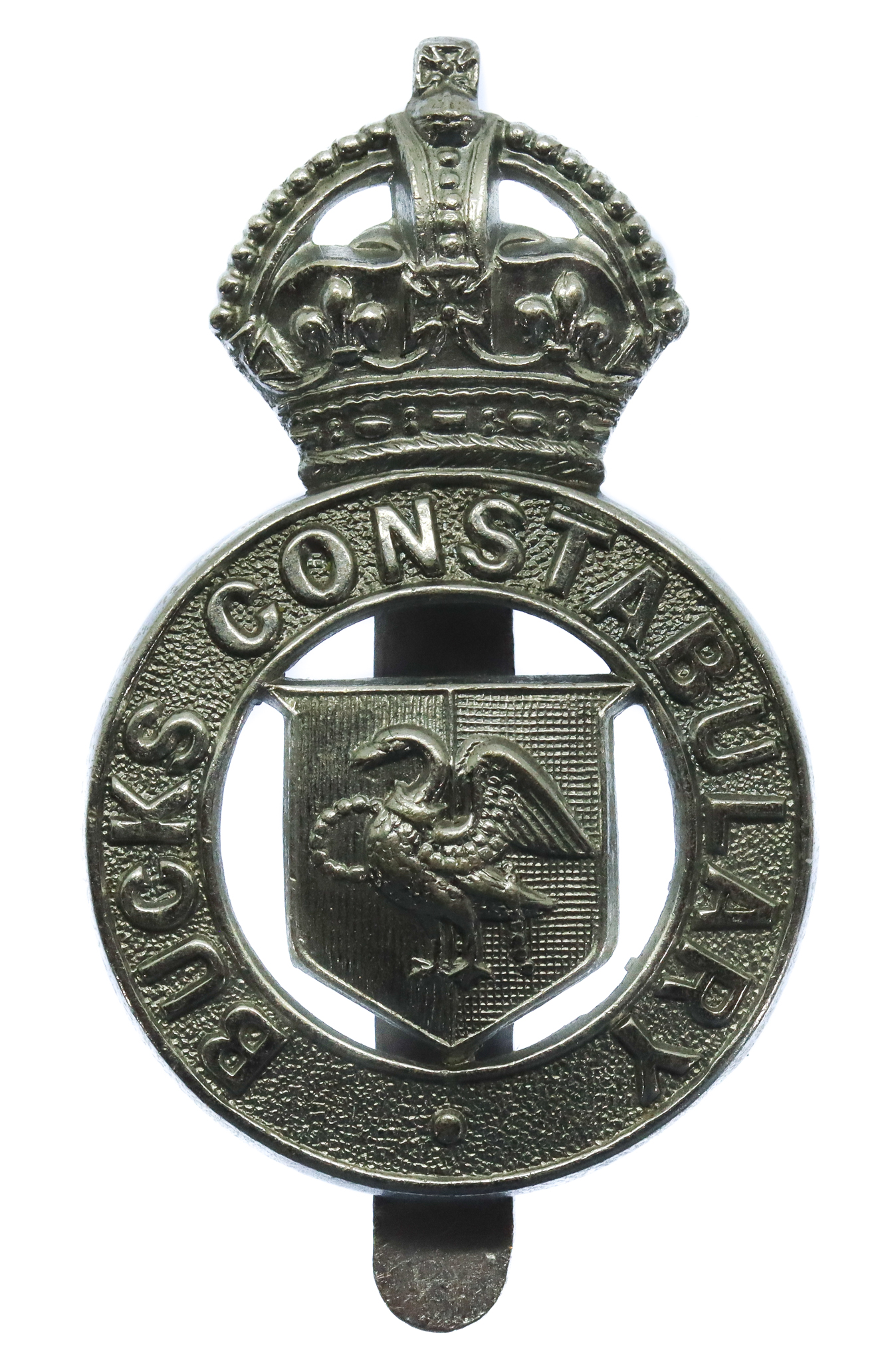 Buckinghamshire Constabulary Cap Badge - King's Crown
