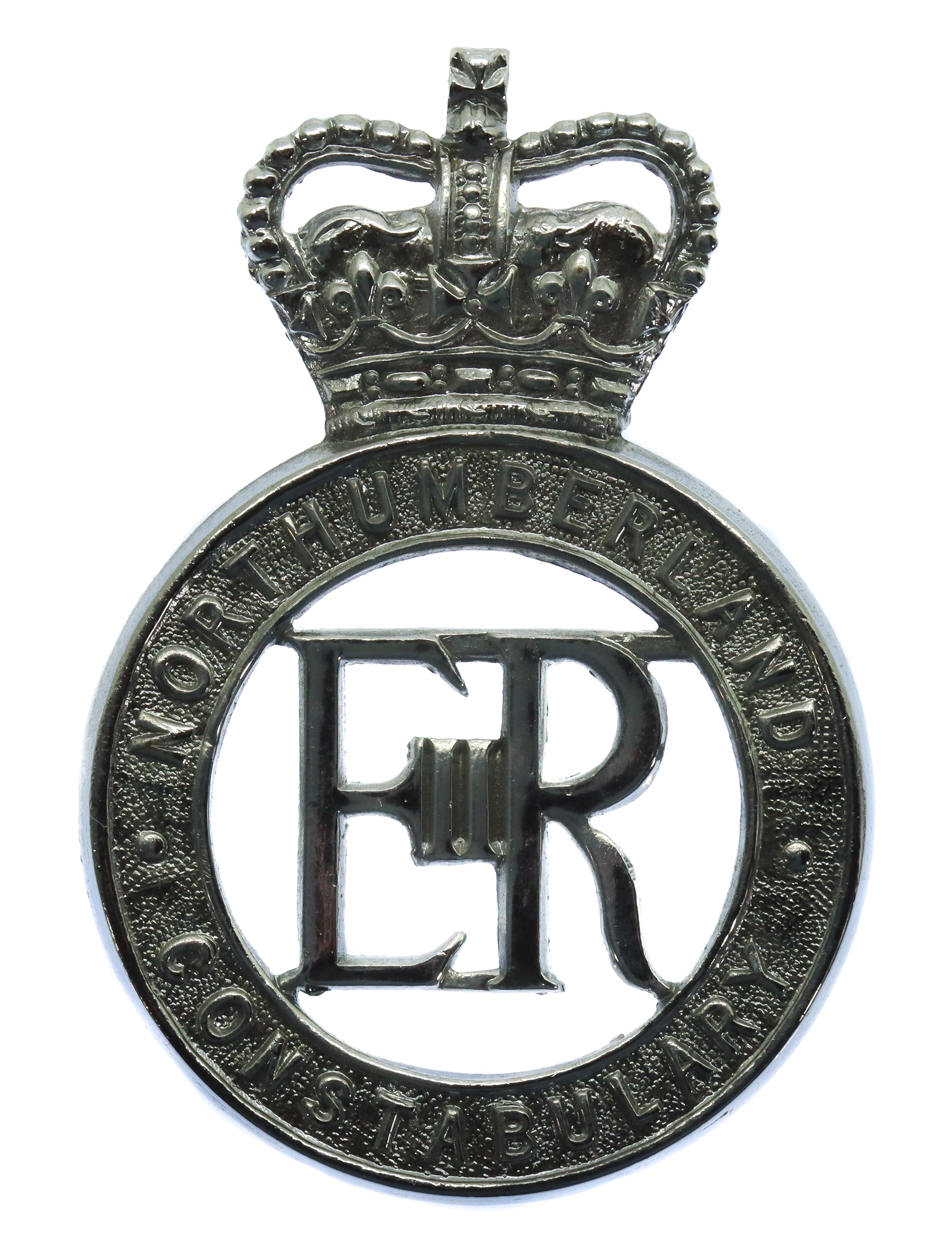 Northumberland Constabulary Cap Badge - Queen's Crown