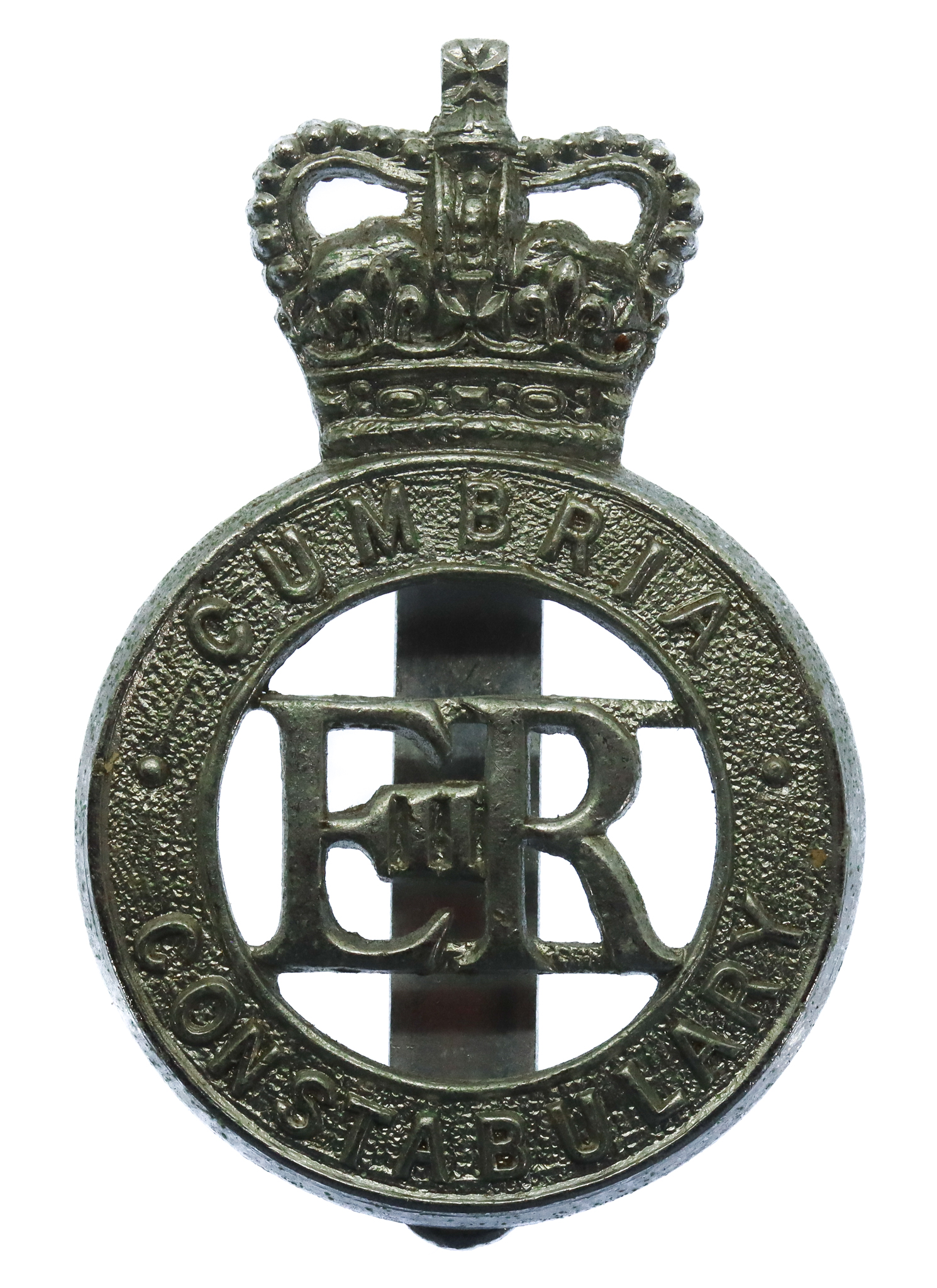 Cumbria Constabulary Cap Badge - Queen's Crown