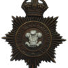 Cheshire Constabulary Black Helmet Plate - King's Crown