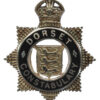 Dorset Constabulary Senior Officer's Sterling Silver & Enamel Cap Badge - King's Crown