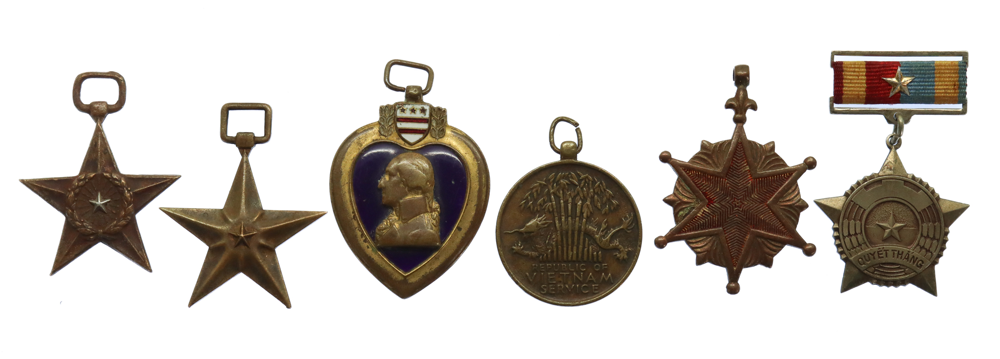 USA Vietnam War Medal Group of Six - Unattributed