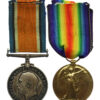 WW1 British War & Victory Medal Pair - Pte. F. Cobb, King's Royal Rifle Corps