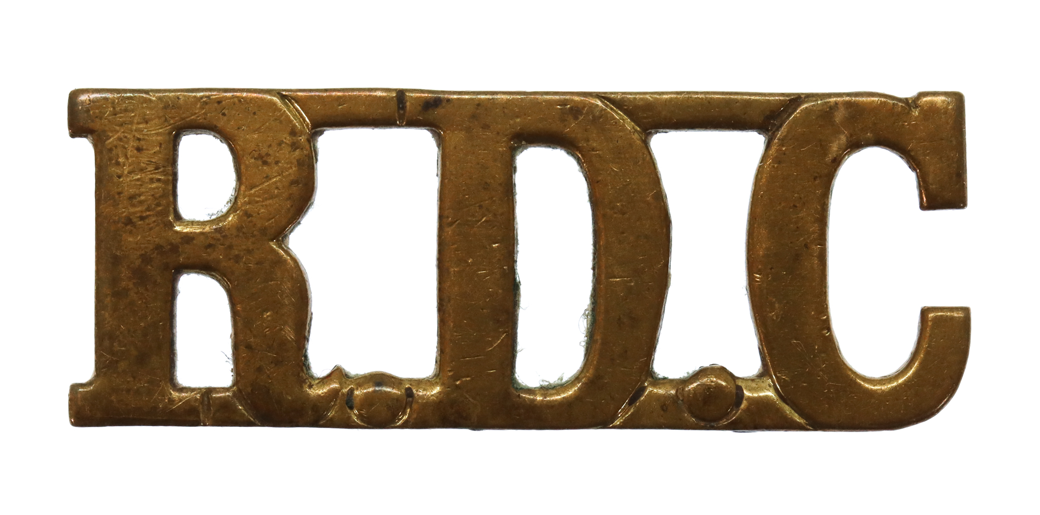 Royal Defence Corps (R.D.C.) Shoulder Title