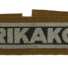 Germany Afrika Korps (AFRICAKORPS) Cuff Title