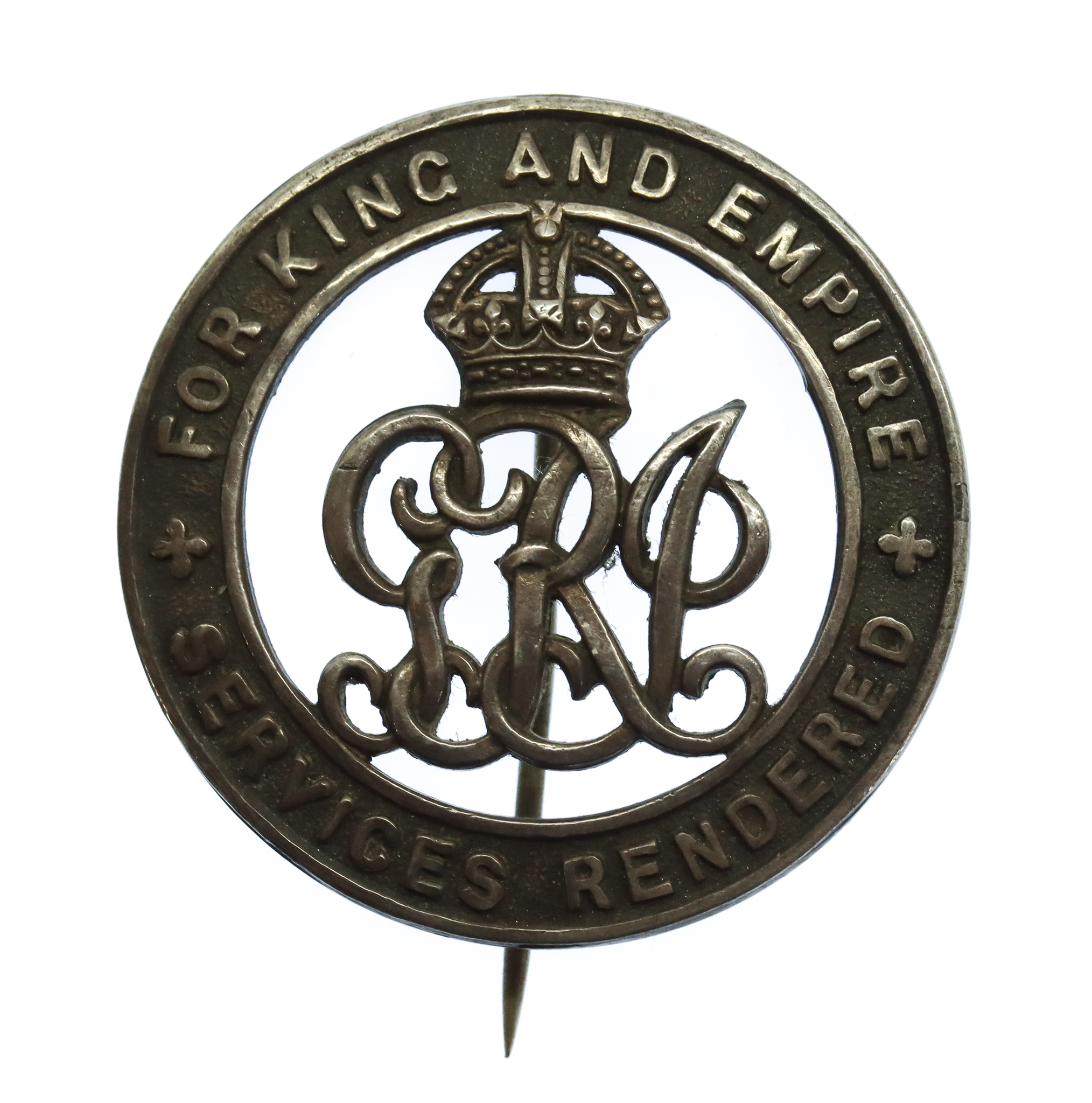 WW1 Silver War Badge (No. B108057) - Pte. M. Brewerton, Royal Army Medical Corps