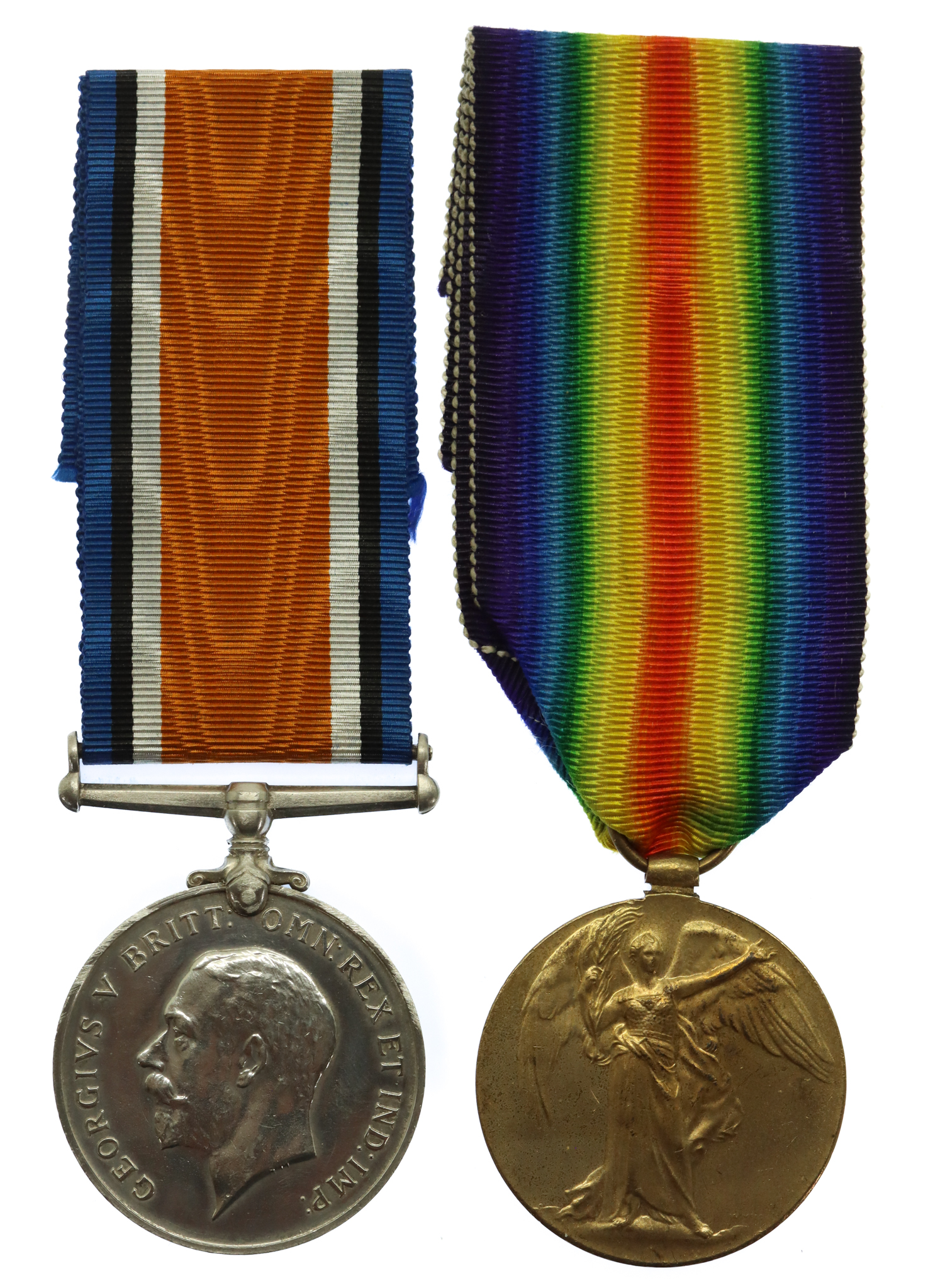 WW1 British War & Victory Medal Pair - Pte. A. Mercer, Manchester Regiment