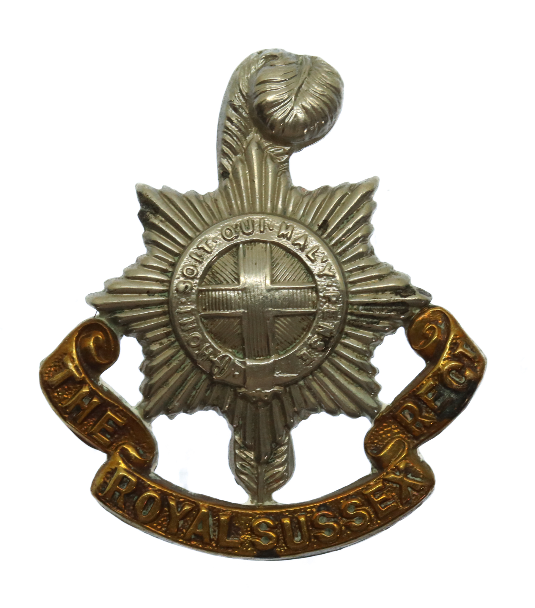 Victorian/Edwardian Royal Sussex Regiment Cap Badge