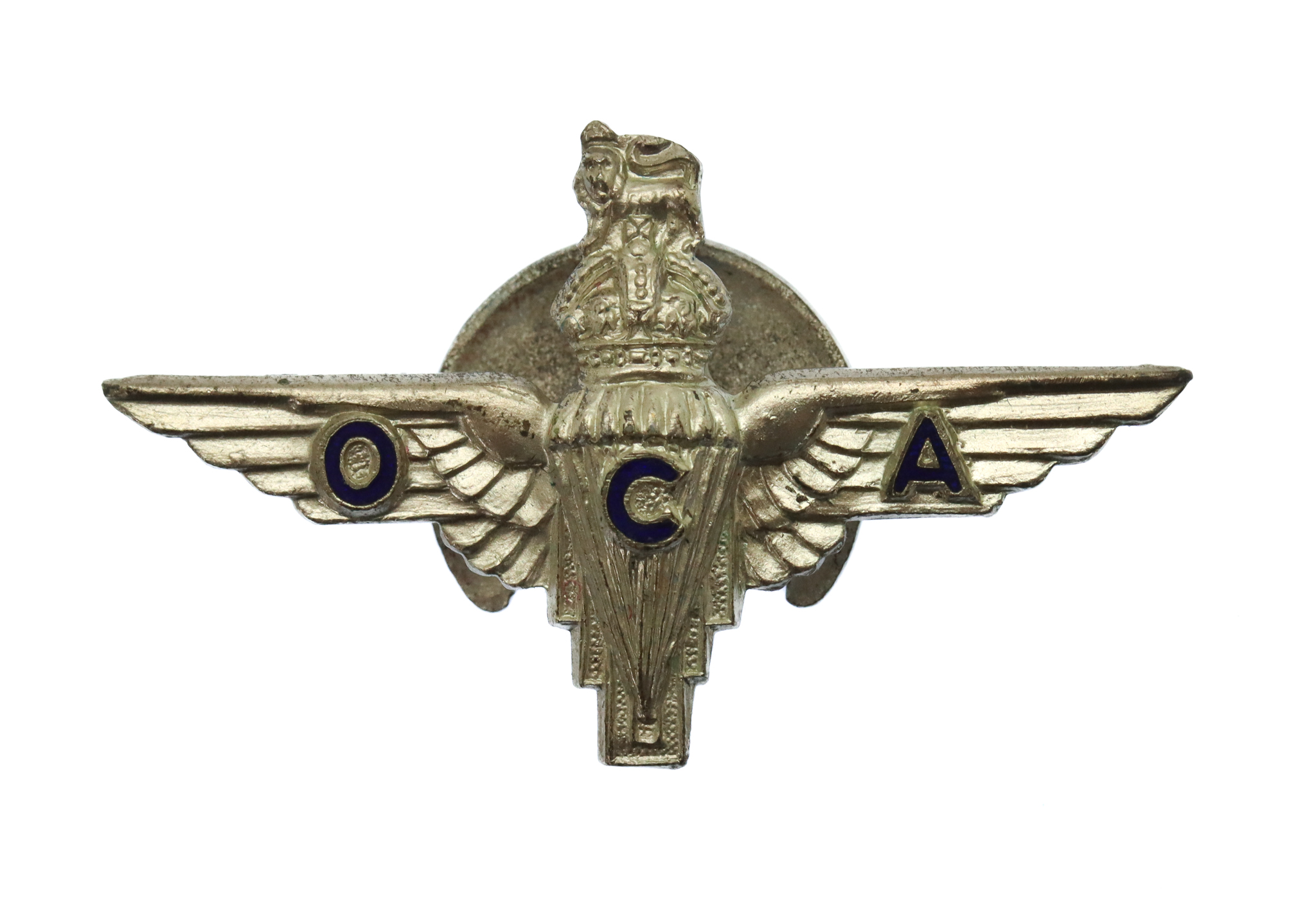 Parachute Regiment Old Comrades Association Lapel Badge - King's Crown