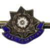 East Yorkshire Regiment Silver & Enamel Sweetheart Brooch/Tie Pin