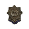 East Yorkshire Regiment Sterling Silver & Enamel Sweetheart Brooch