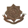 East Yorkshire Regiment Rose Gold Plated Sterling Silver Sweetheart Brooch