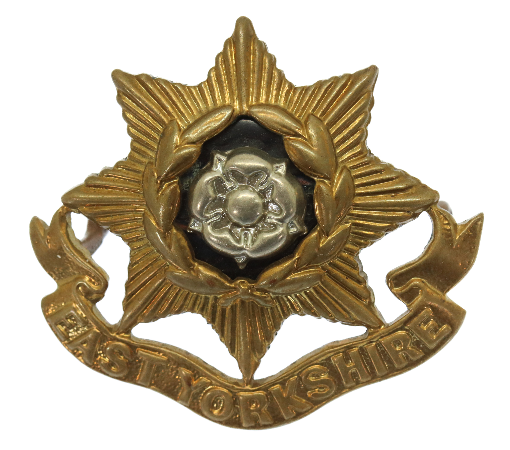 East Yorkshire Regiment Officer's Cap Badge