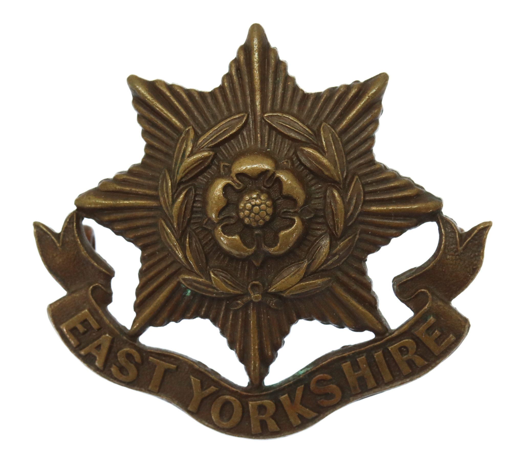 East Yorkshire Regiment Officer's Service Dress Collar Badge