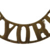 East Yorkshire Regiment ( E. YORK) Shoulder Title